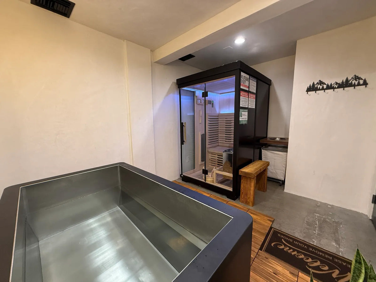 Sauna installed in a customer home