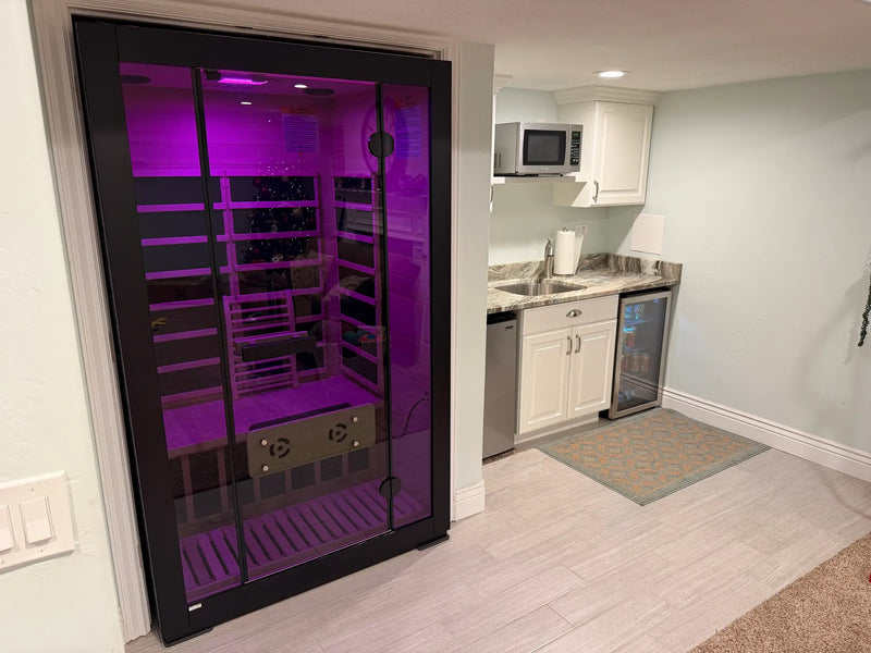 Customer sauna install
